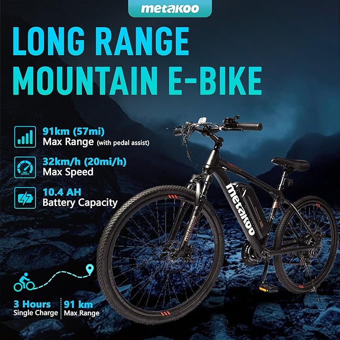 The All New 2025 Cybertrack C-100-Metakoo E-Bike | 32 Kph Speed | 91km Range