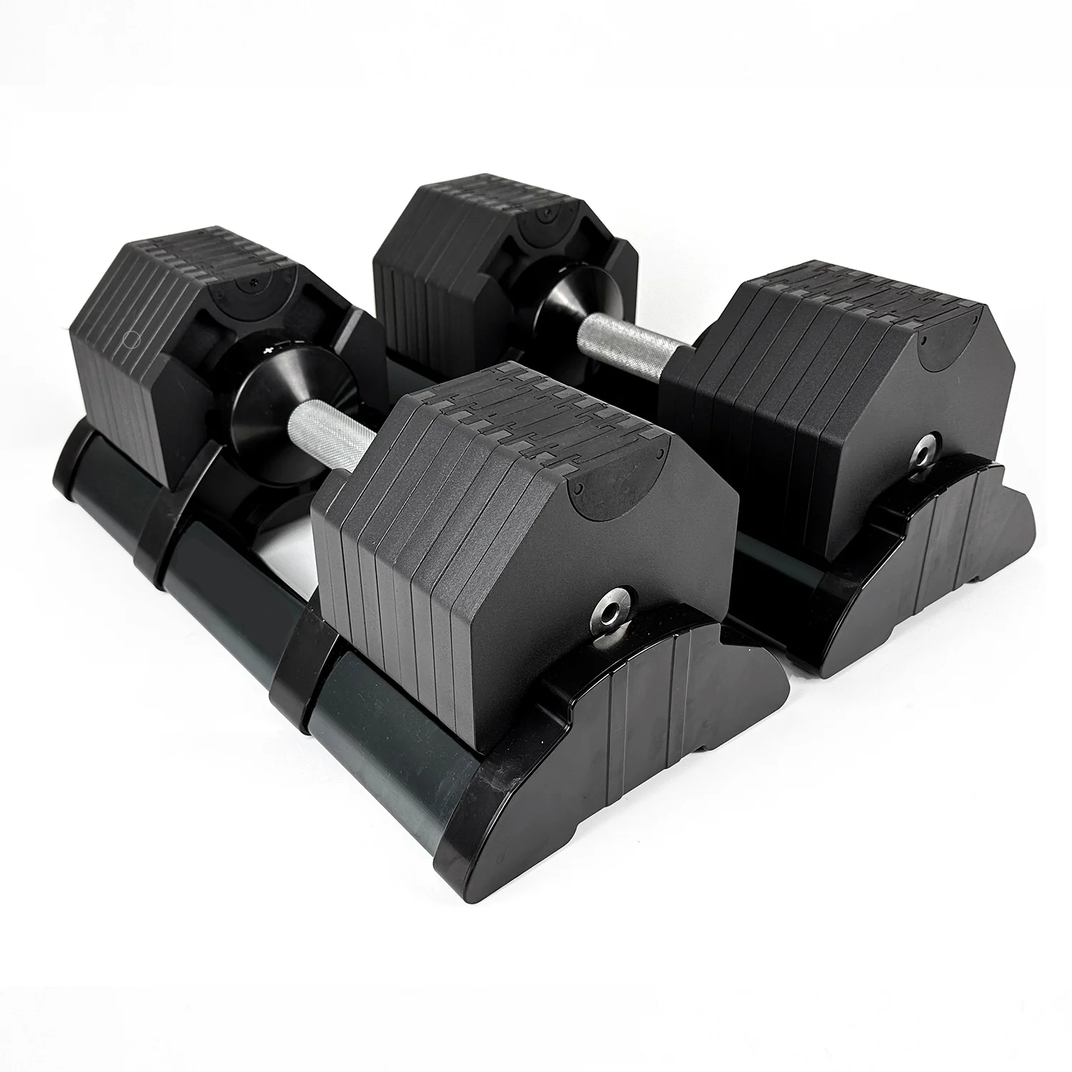 HexPro 2025 Adjustable Dumbbell | 2 - 40 kg  FAST WEIGHT CHANGE TECH/SOLID STEEL/ANTI ROLL DESIGN