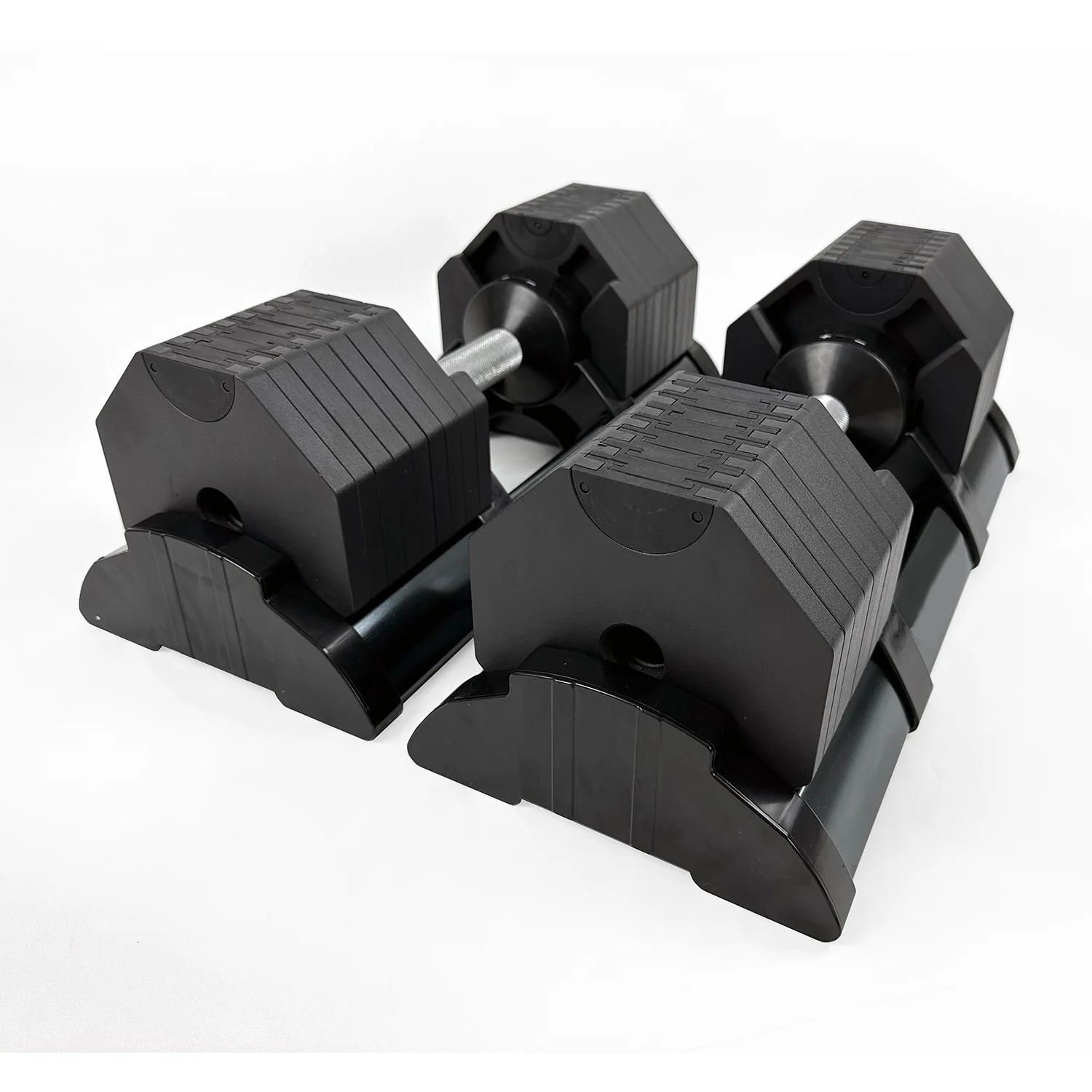 HexPro 2025 Adjustable Dumbbell | 2 - 40 kg  FAST WEIGHT CHANGE TECH/SOLID STEEL/ANTI ROLL DESIGN