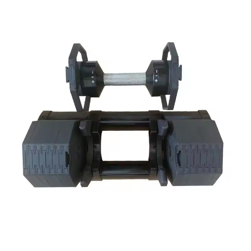 HexPro 2025 Adjustable Dumbbell | 2 - 40 kg  FAST WEIGHT CHANGE TECH/SOLID STEEL/ANTI ROLL DESIGN