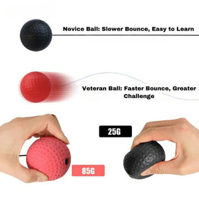 Gear Pro Boxing Ball |  MMA Boxing Reflex Ball with Adjustable Strap | Interactive Boxball App Integration | 1 Pack